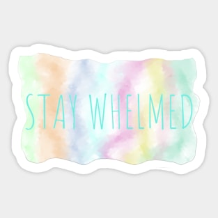 whelmed Sticker